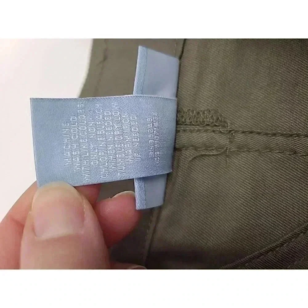 Liz & Me Jacket Women's Size 1x Green Military Tunic Chambray Shacket - Picture 6 of 7